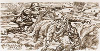 La bataille de Pâques près d'Arras, 1917 No 1. Arno Heerings.