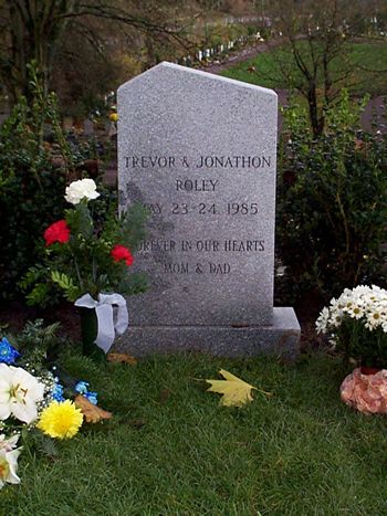 Headstone of Trevor Allan Roley