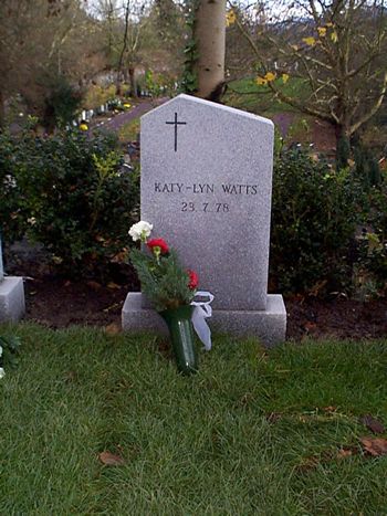 Headstone of Katy-Lyn Watts