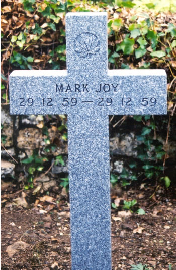 Headstone of Mark Langford Joy