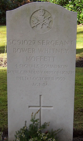 Headstone of Bower Whitney Moffett