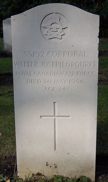 Headstone of Walter Joseph O'Rourke