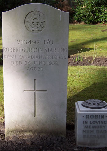 Headstone of Robert Gordon Starling