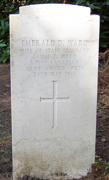 Headstone of Emerald D. Ward