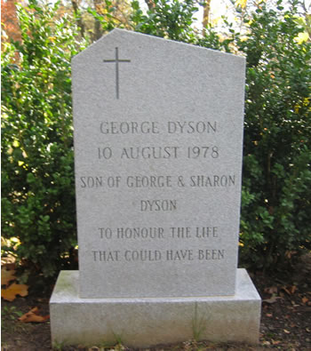 Pierre tombale de George Dyson