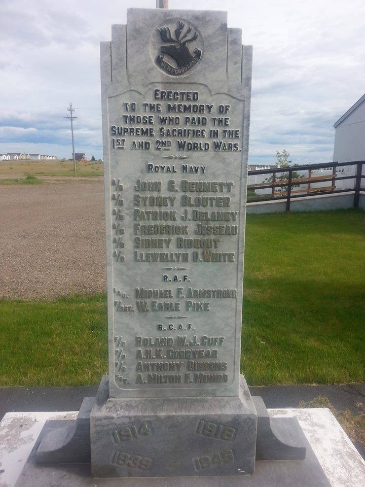 Buchans cenotaph front