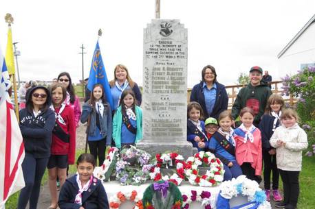 Buchans cenotaph July 1 2017