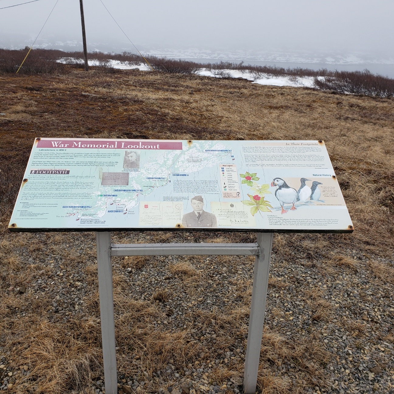 War Memorial Lookout Plaque