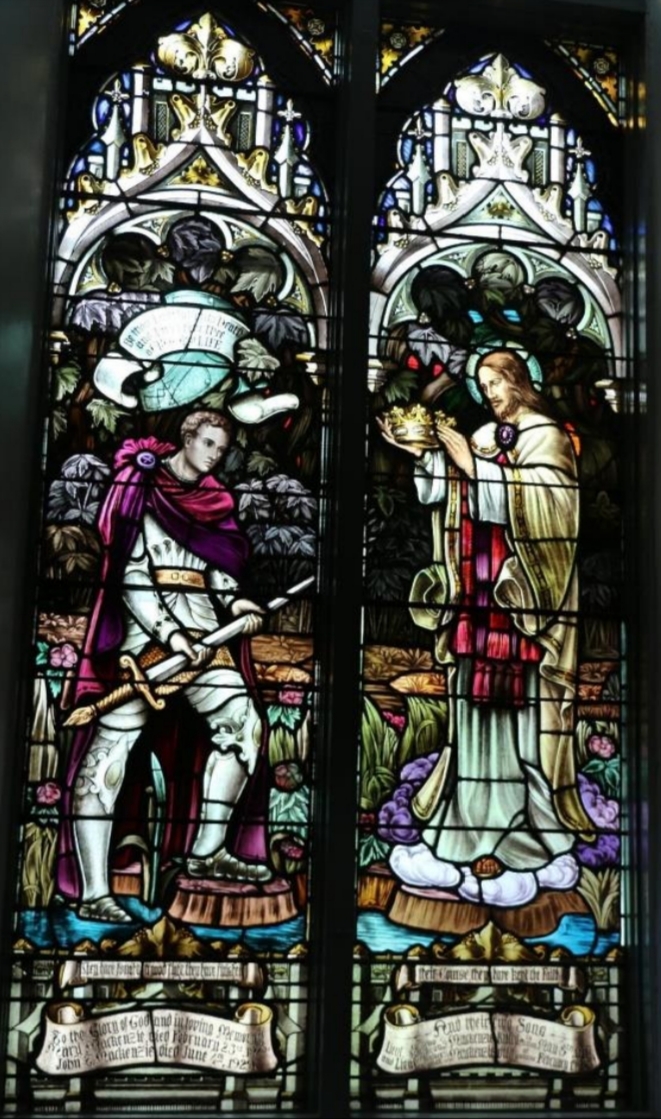 stained glass window