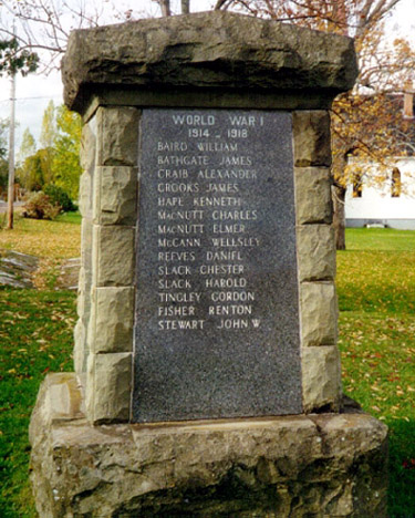 stele (left side)