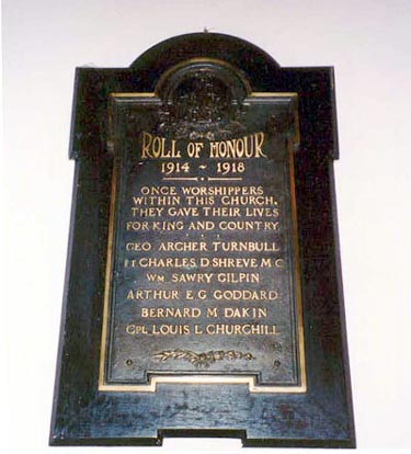 Roll of Honour