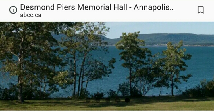 View from RAdm Desmond Piers Memorial Hall