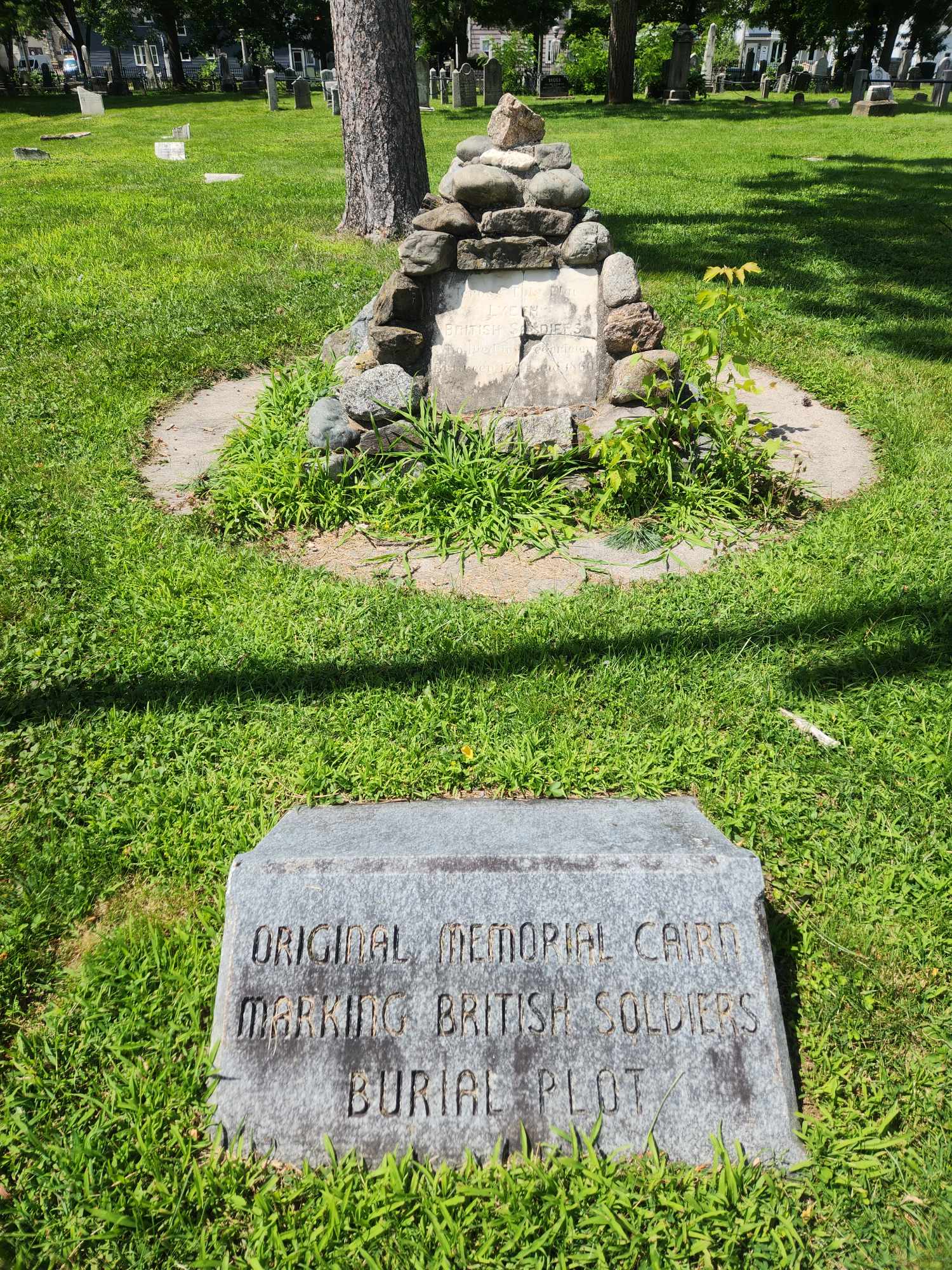 British Army Memorial Cairn