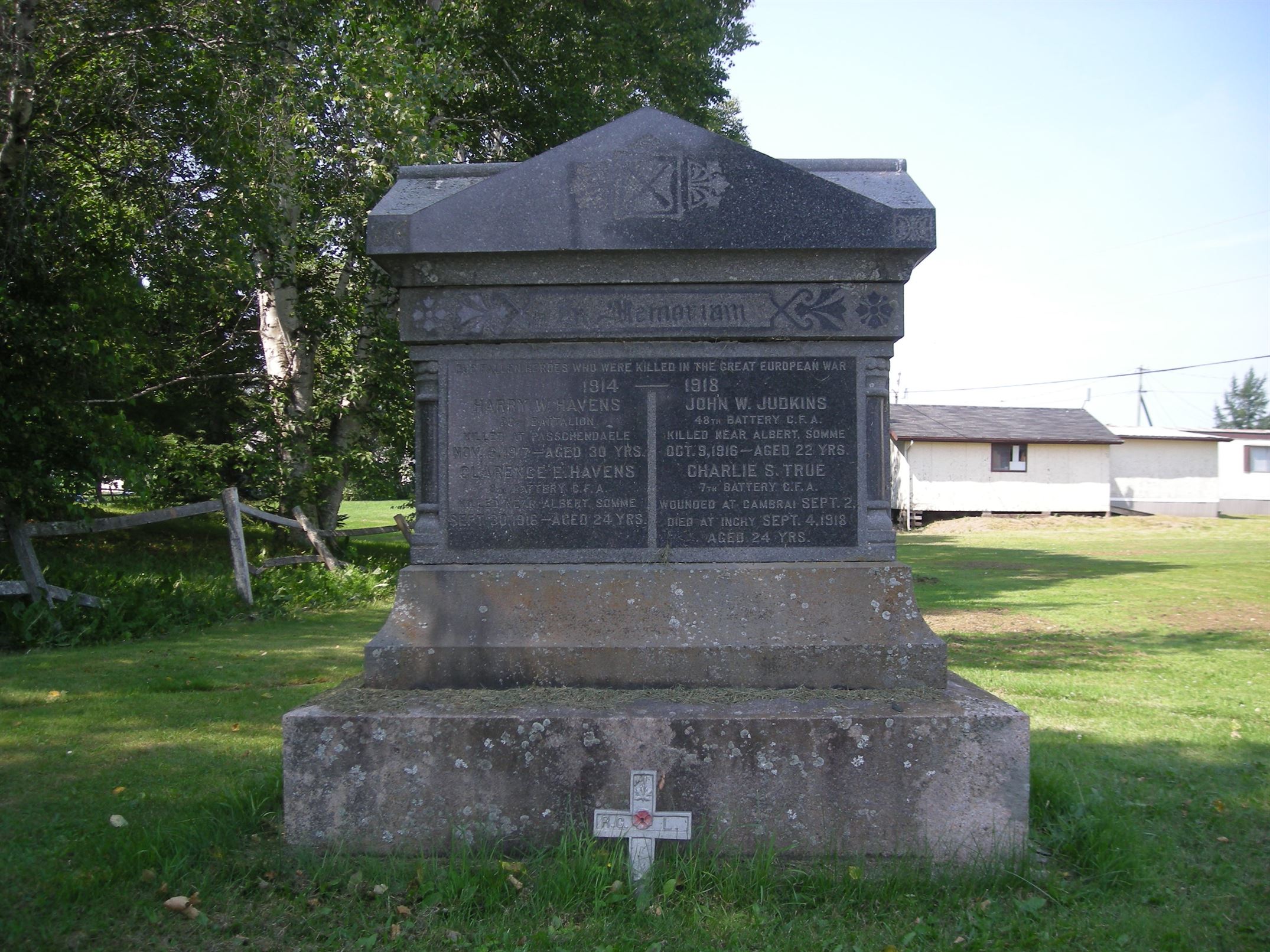 Jacksonville monument - front