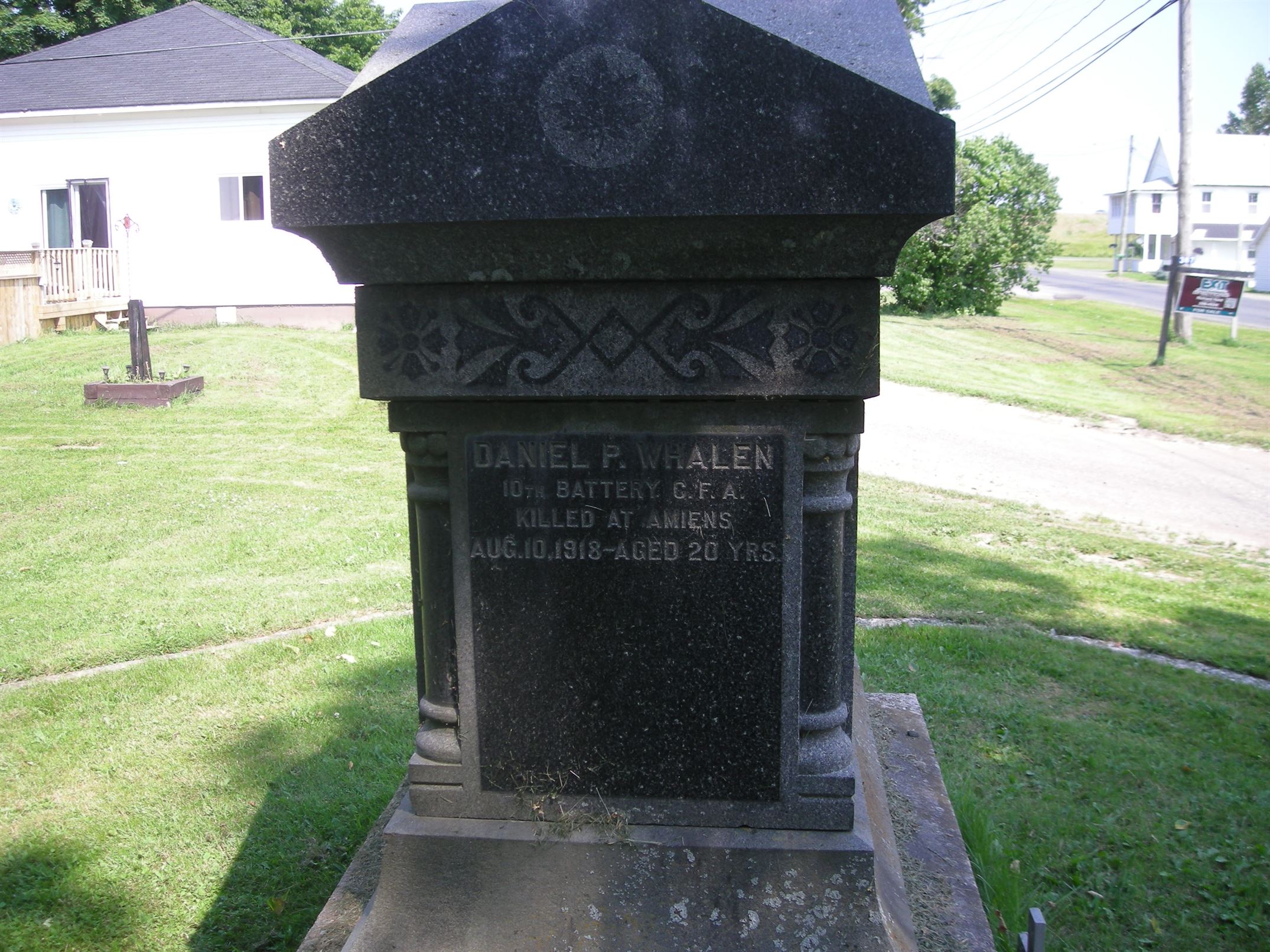 Jacksonville monument - left side