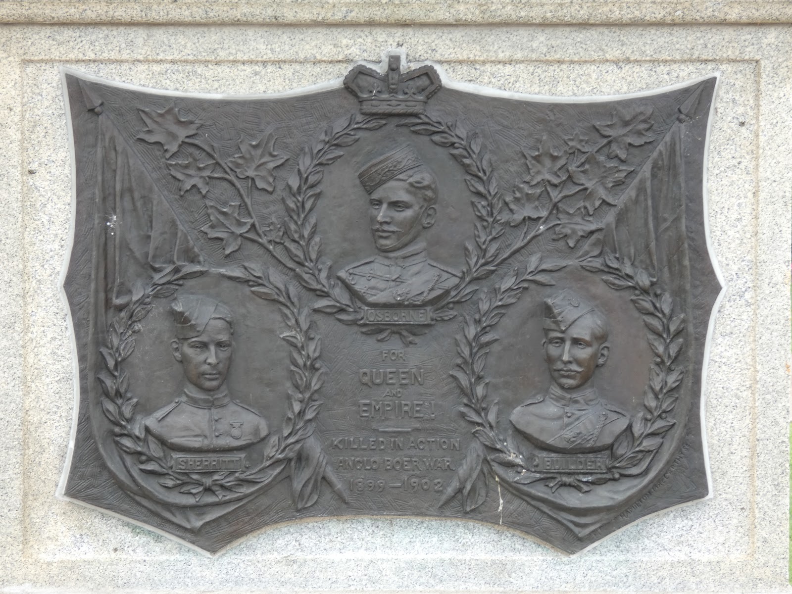 front plaque