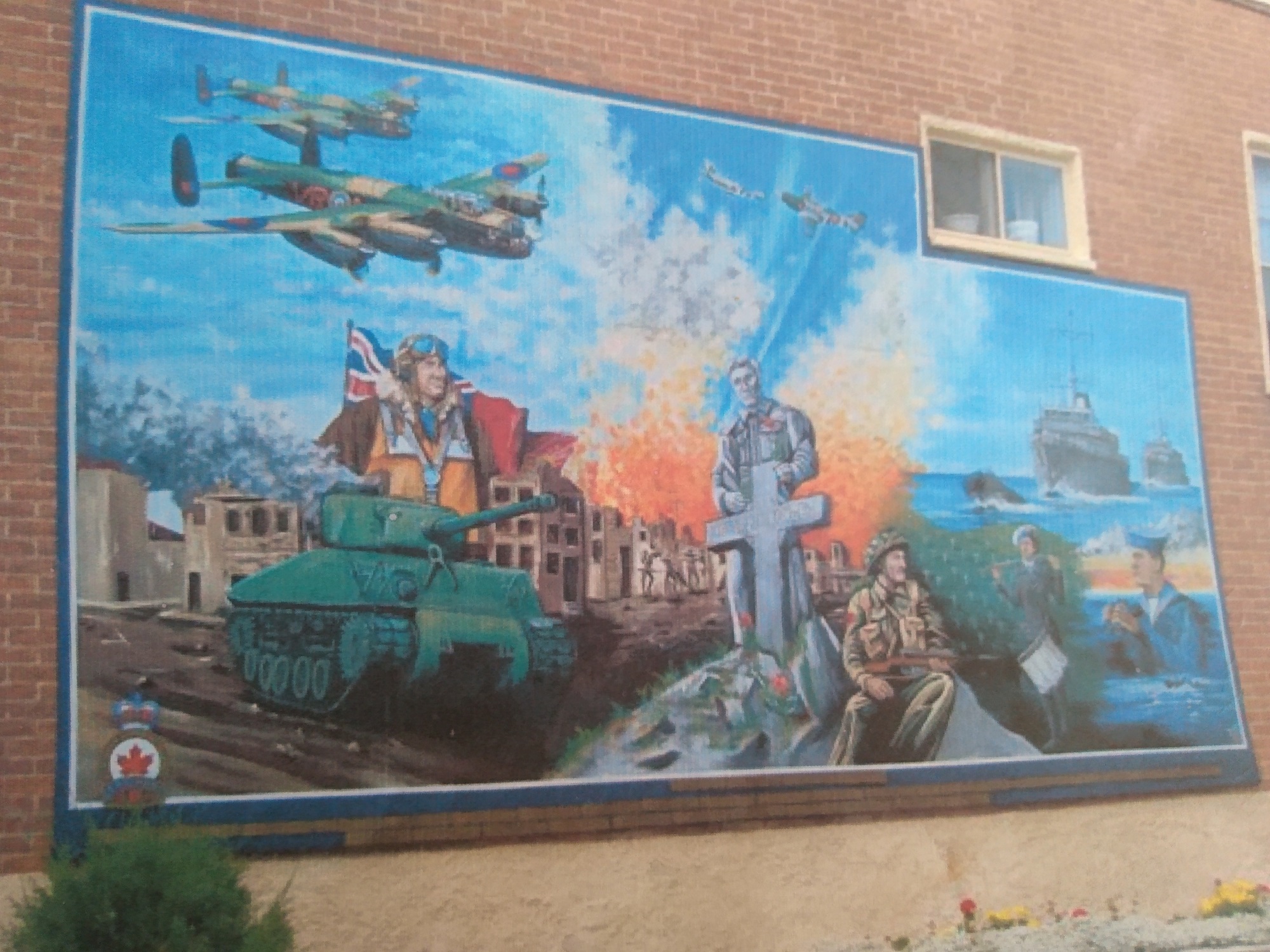 Wiarton War Memorial Mural