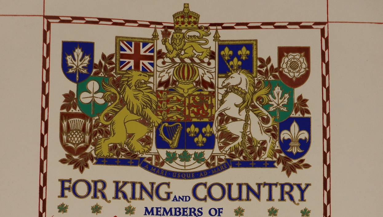 For King and Country Scroll