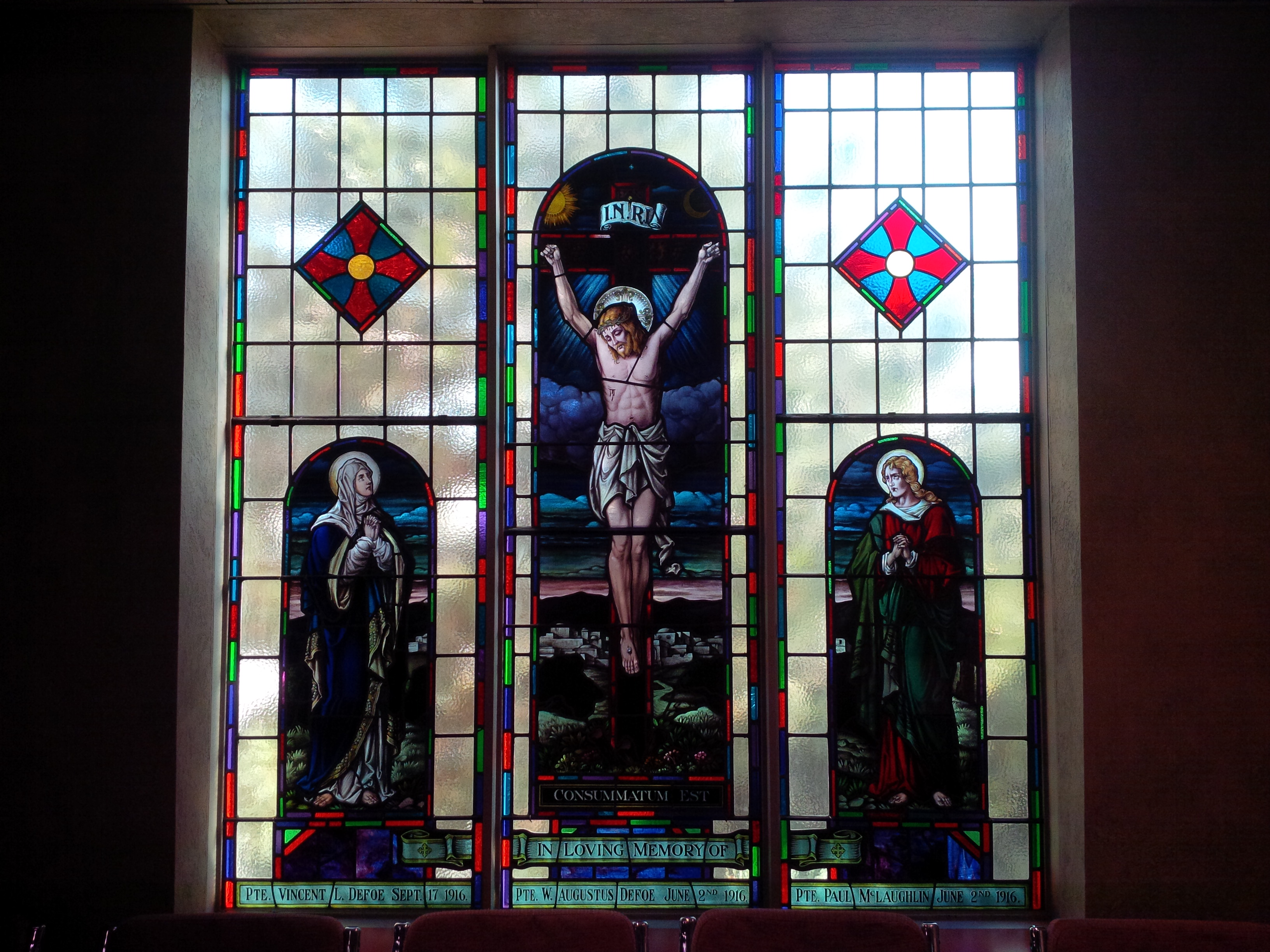 stained glass window