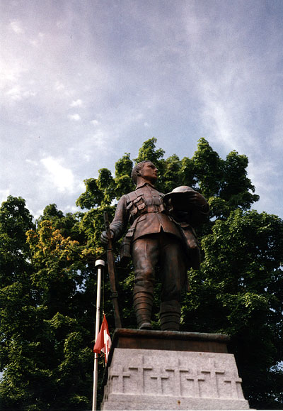 détail de la statue
