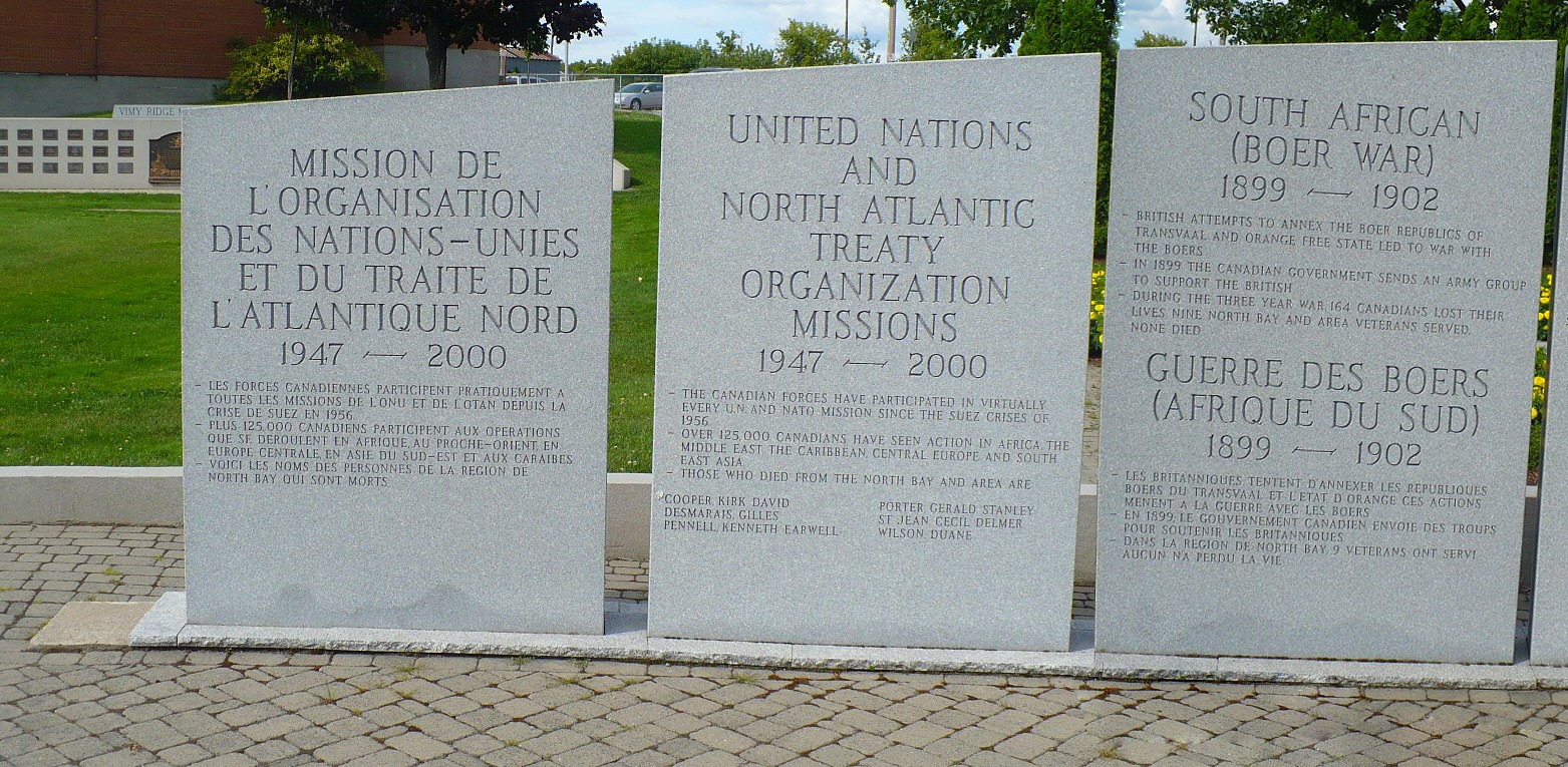 memorial wall (left)