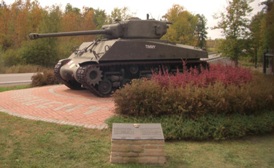 tank and plaque