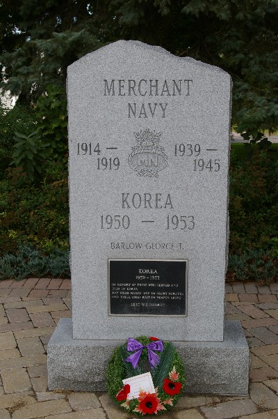 Merchant Navy/Korean War stone