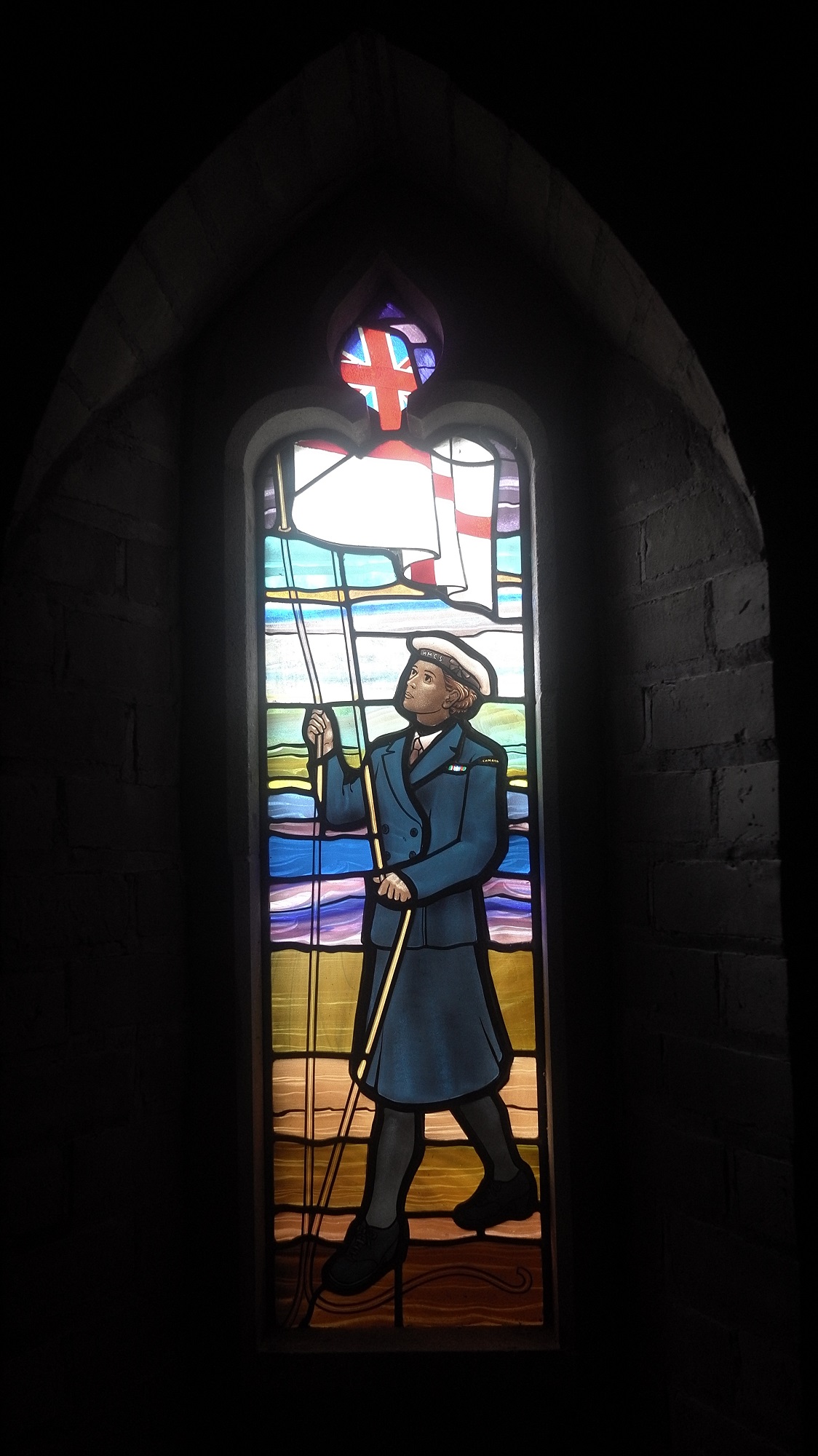 stained glass window