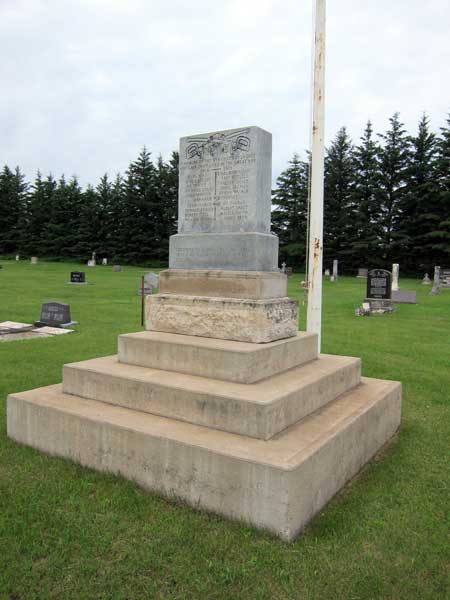 Edrans Stele at Edrans Community Cemetery