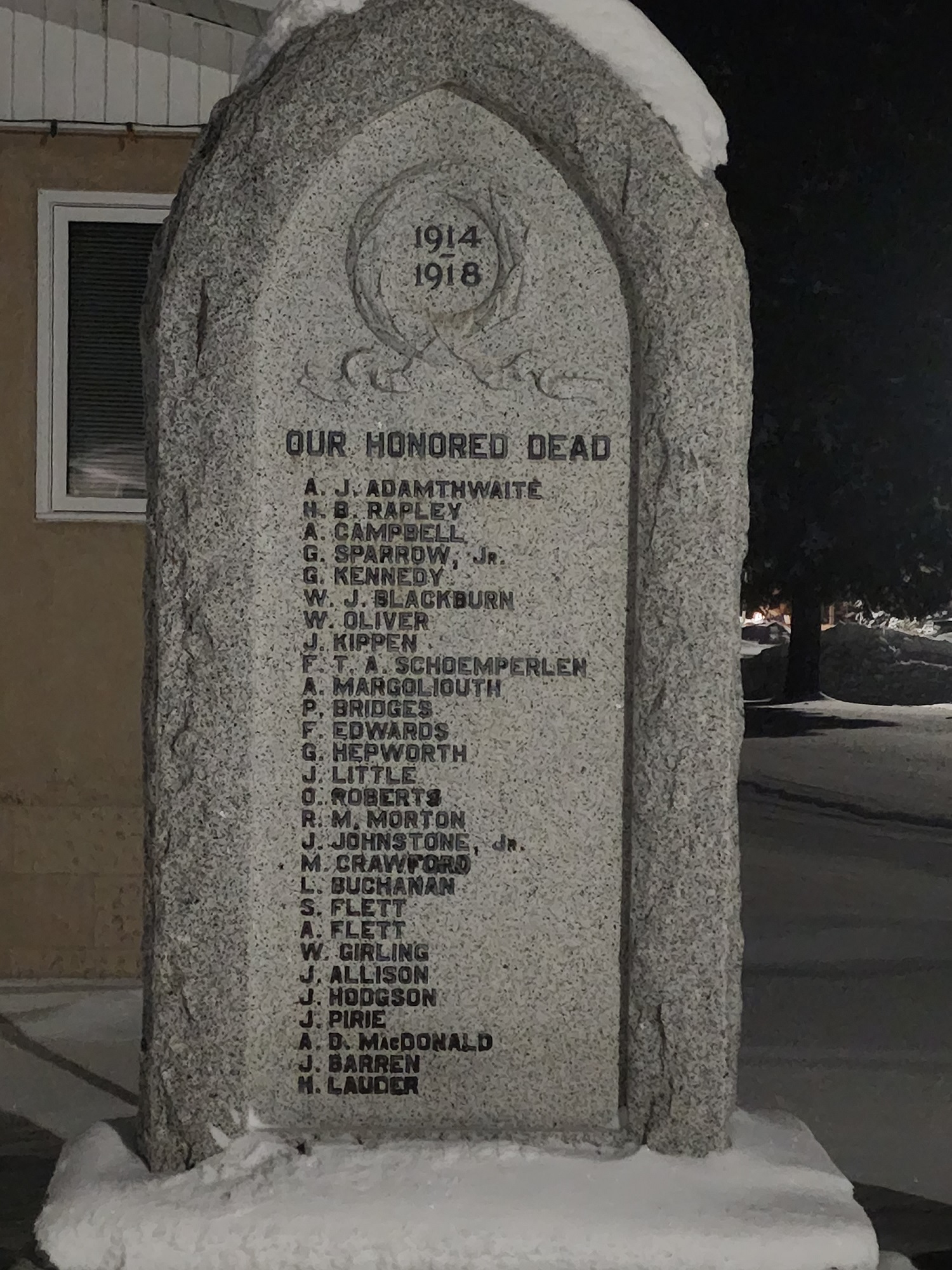 Strathclair Cenotaph