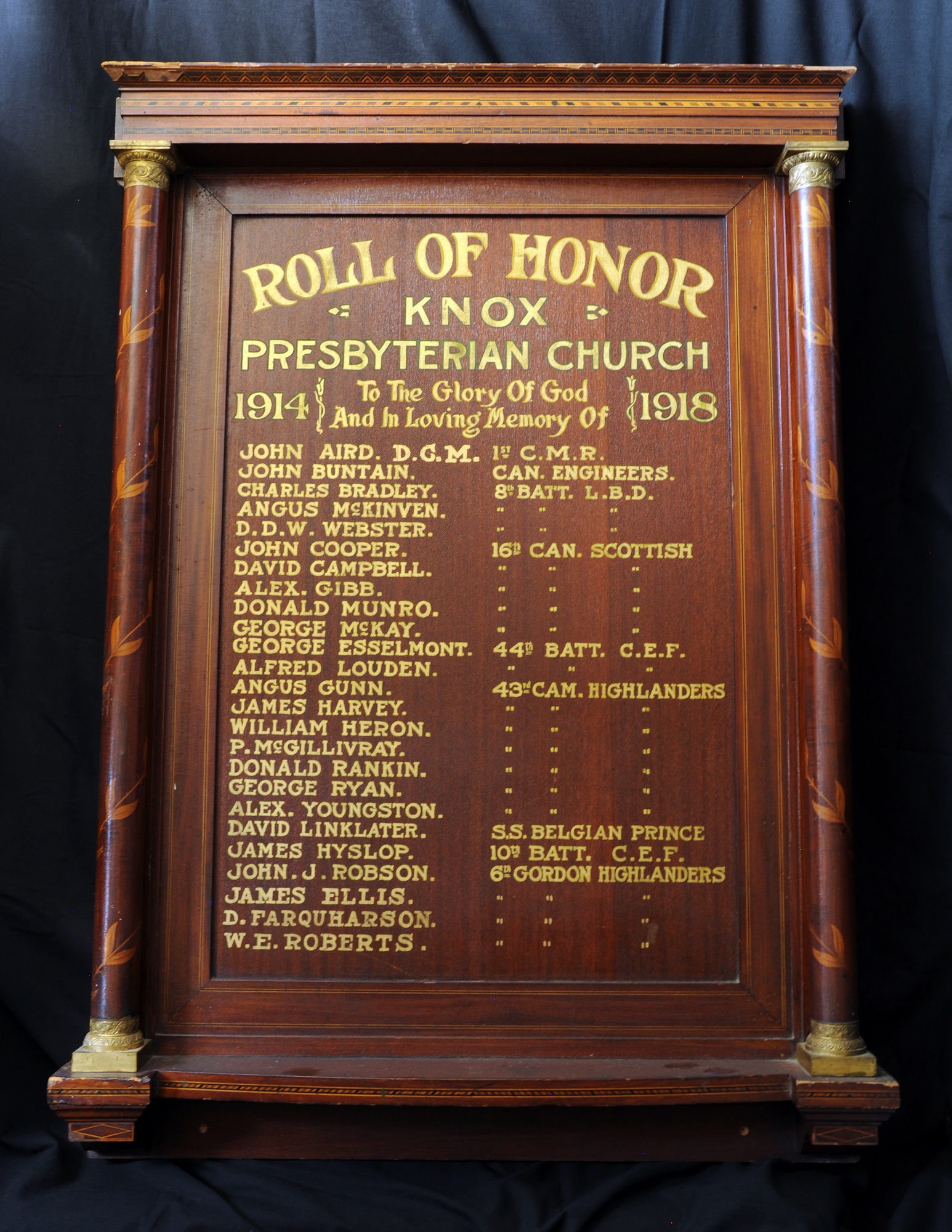 Roll of Honour