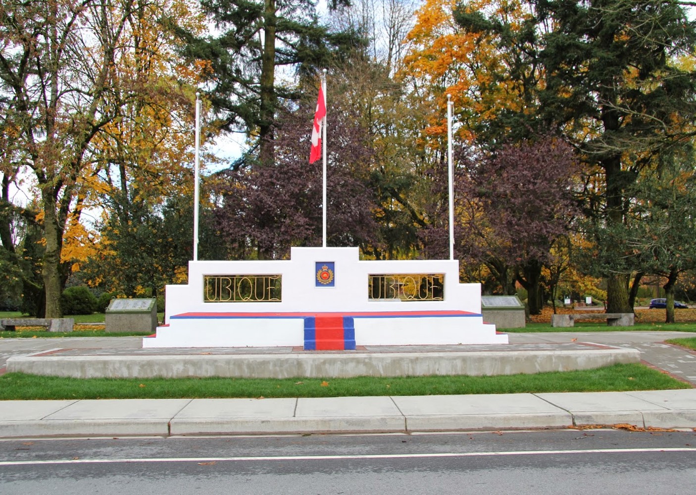 Presence of the military in Chilliwack- Saluting Base after refurbishment