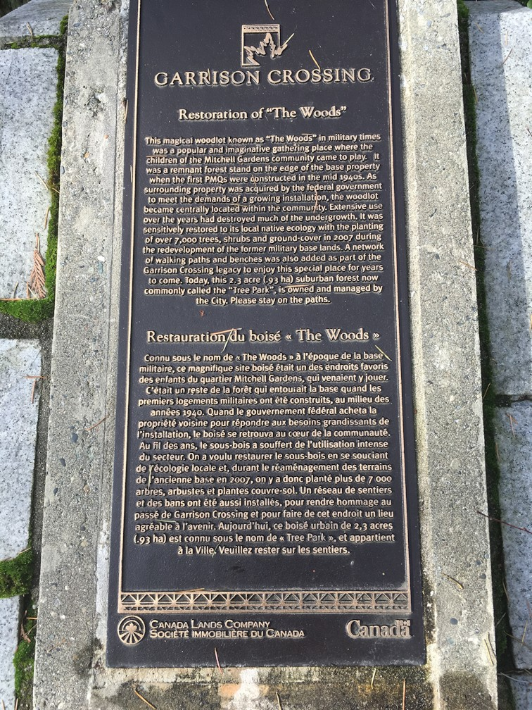 Restoration of the Woods Plaque