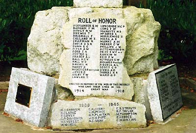 Roll of Honour