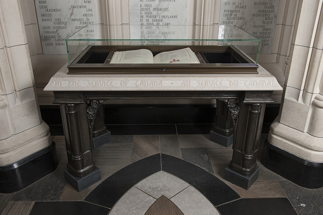 In the Service of Canada Book of Remembrance