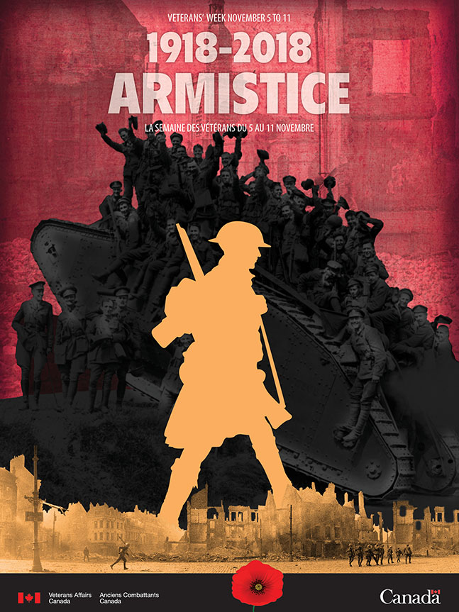 L’affiche de la Semaine des vétérans 2018