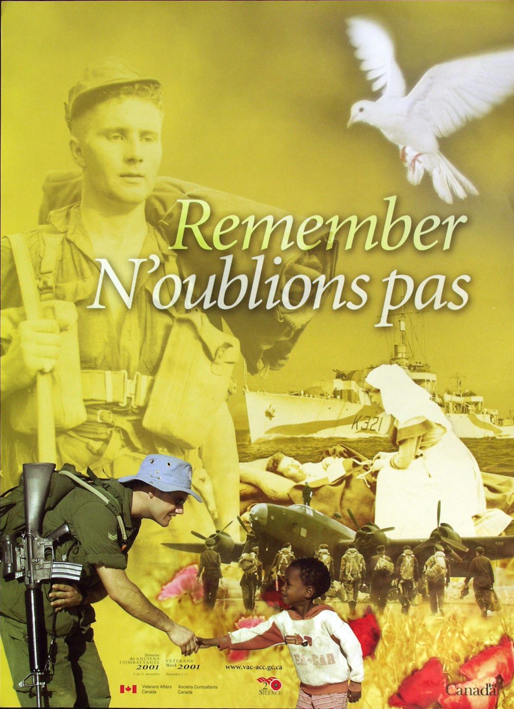 L’affiche du jour du Souvenir 2001