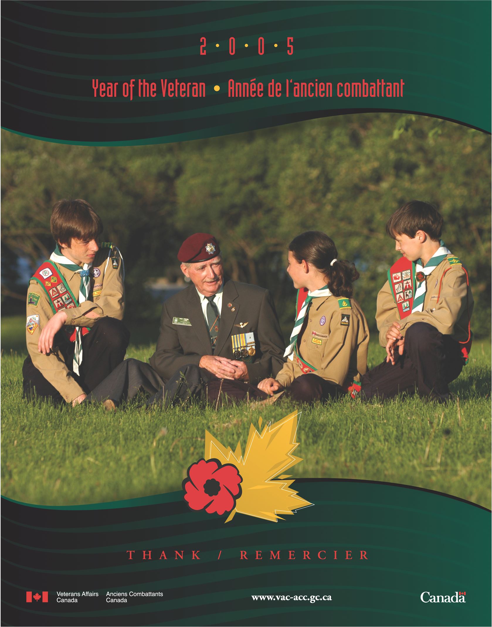 2005 Remembrance Day Poster - Thank