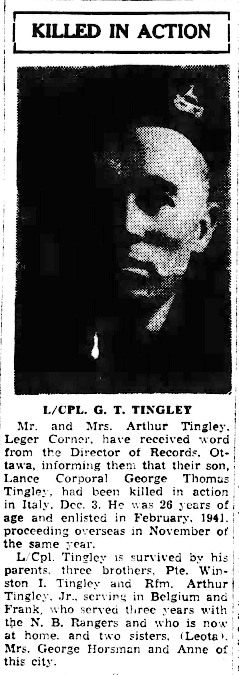 Newspaper clipping