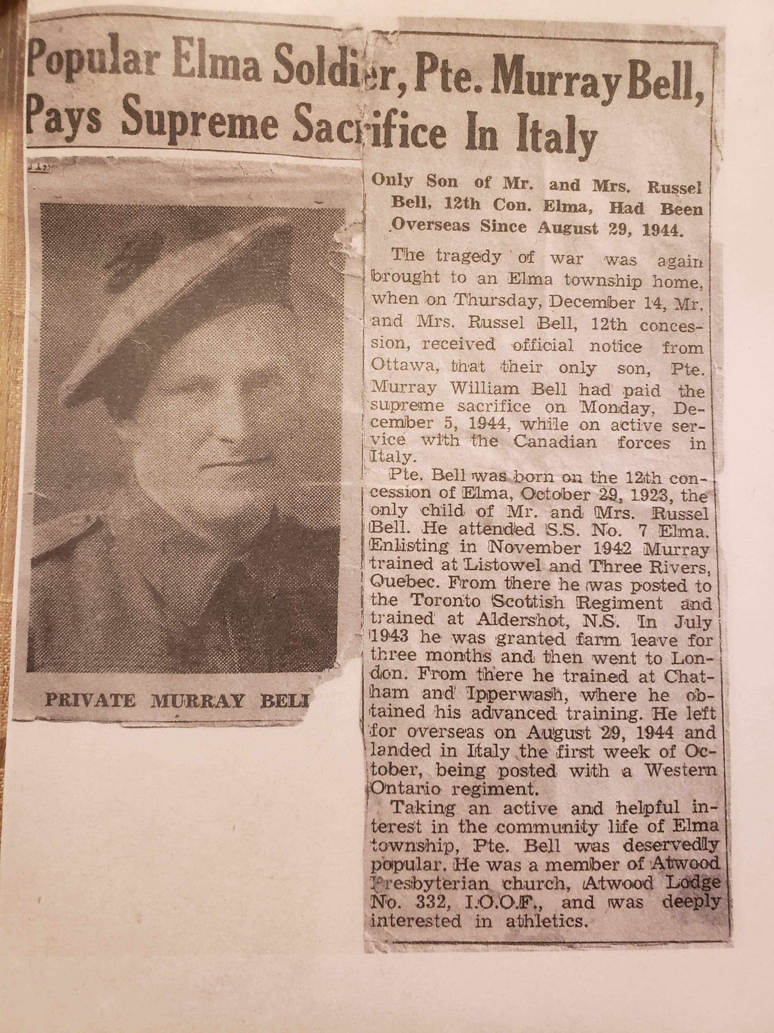 Newspaper Clipping