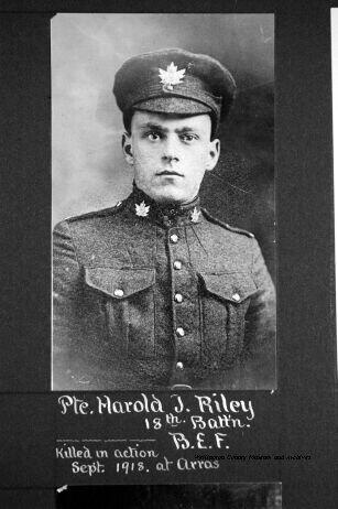Photo de Harold Joseph RILEY