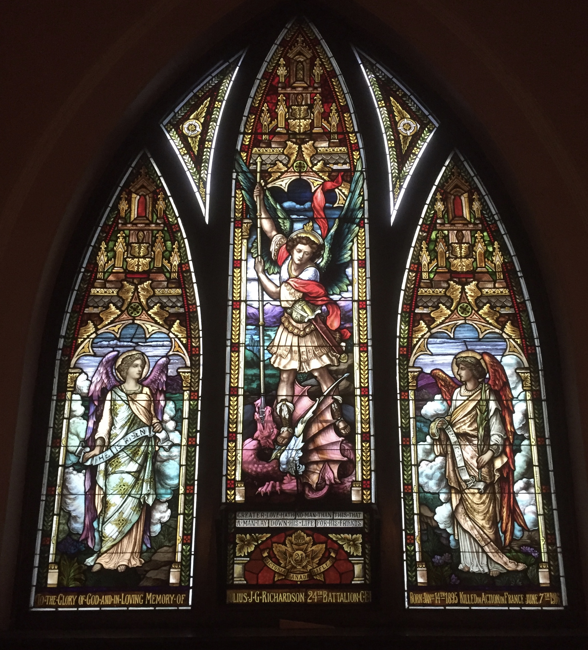 Stained glass window