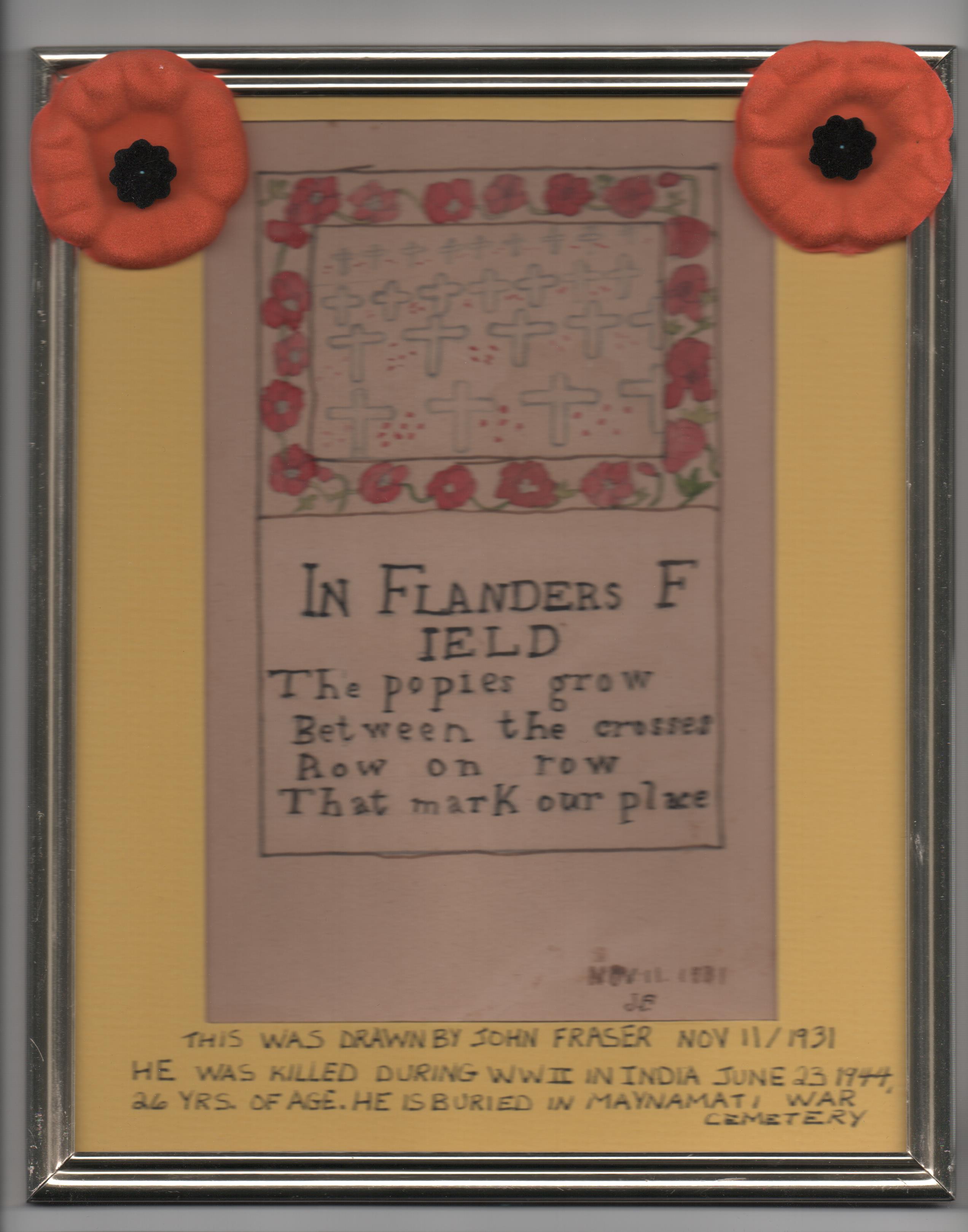 Remembrance Day Drawing 1931