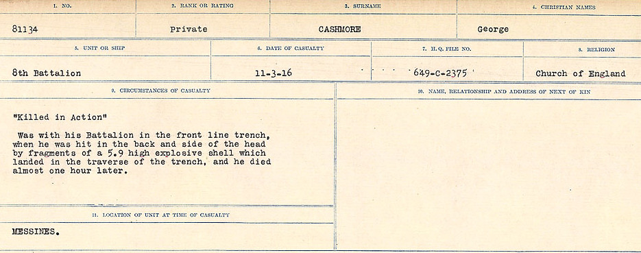 Circumstances of Death Registers