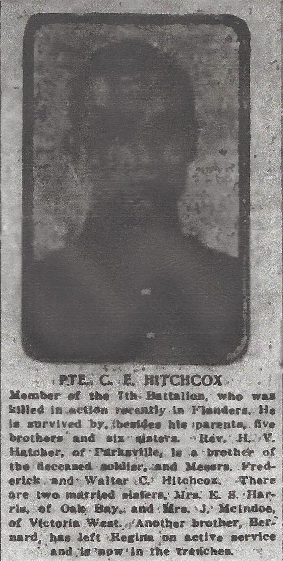 Photo of CLIFFORD EARLE HITCHCOX