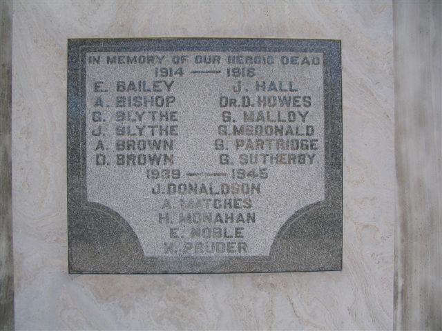 Memorial Plaque