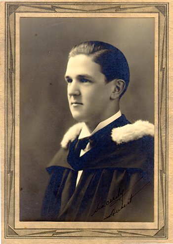 Graduation Picture of Hubert Harvey Miller,  Acadia 1930