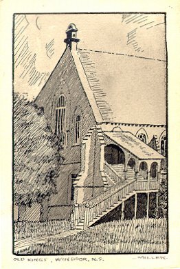 Christmas card - Kings College