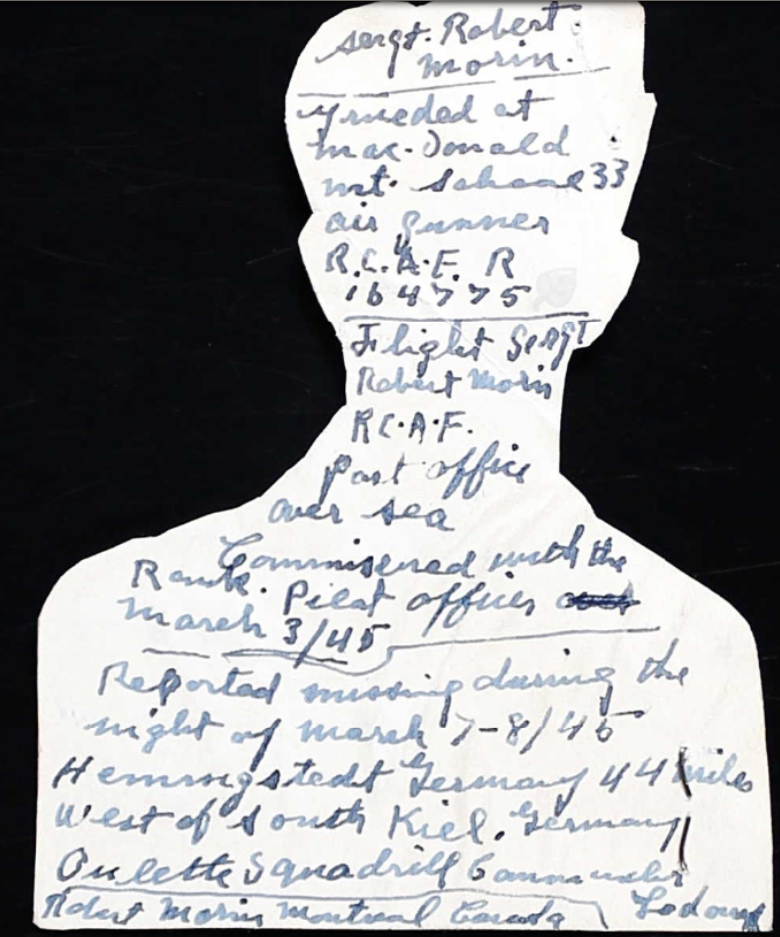 Reverse side of Photo