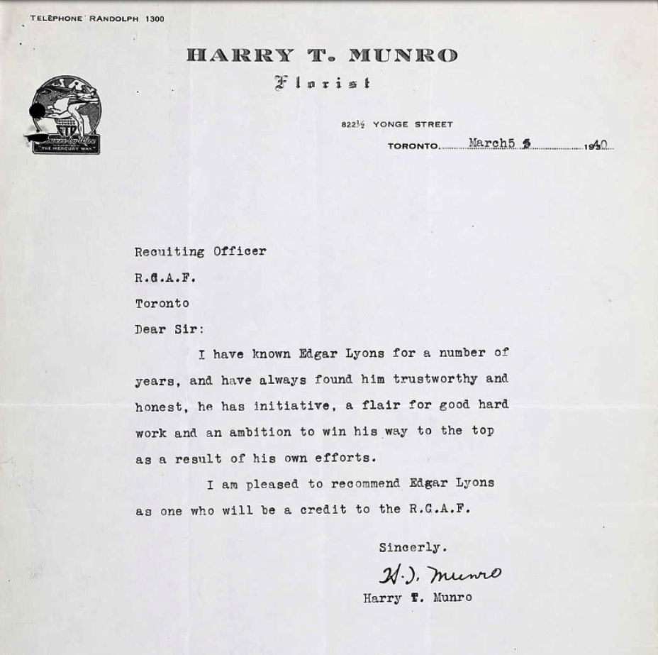 Letter of recommendation